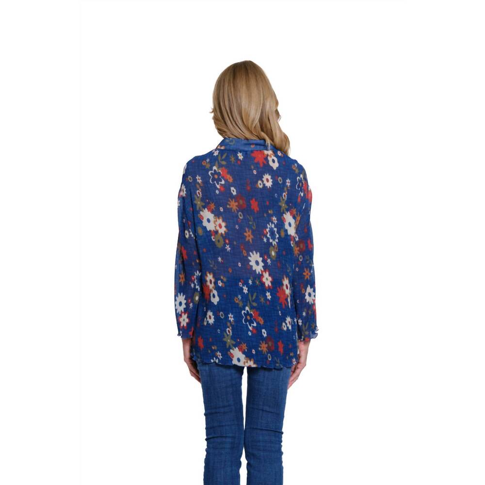 NEW MULTIPLES three-quarter sleeve button front p… - image 3